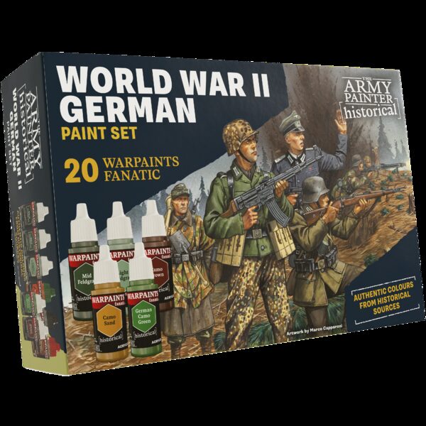 The Army Painter: Warpaints Fanatic Historical - WWII German Paint Set